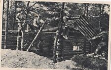 D 608 - Soldaten beim Bau einer Stellung, Feldpost 1915 m. Truppenstempel, usado comprar usado  Enviando para Brazil