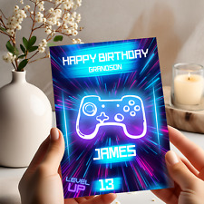 Personalised gamer birthday for sale  DUNFERMLINE