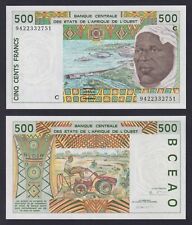 Banconota Stati Africa Ovest Burkina Faso 500 francs 1994 P.-310Cd FDS/UNC, usado comprar usado  Enviando para Brazil