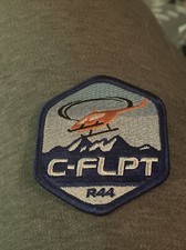 Remendo de helicóptero C-FLPT Raven R44 reconhecimento aéreo ferro em 3” logotipo raro comprar usado  Enviando para Brazil
