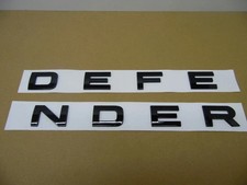 Emblemas de letras defensoras pretas brilhantes qualidade superior comprar usado  Enviando para Brazil
