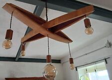 Lampadario legno sospensione usato  Magliano in Toscana