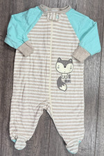 Roupas para bebê menino novo sem etiquetas Gerber recém-nascido Be Brave roupa com pés de raposa comprar usado  Enviando para Brazil