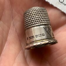 Hallmarked silver thimble for sale  LEAMINGTON SPA