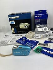 Olympus Stylus Verve MJU Mini Câmera Azul Cartões XD Carregador Estojo Impermeável *leia comprar usado  Enviando para Brazil