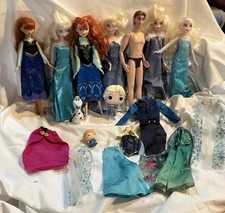 Lote 7 Bonecas Frozen Elsa &Anna Disney Store com Figuras Moda Variedade Natal comprar usado  Enviando para Brazil