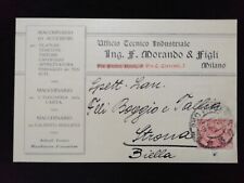 Cartolina commerciale milano usato  Italia