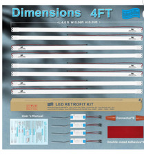 4ft led retrofit for sale  Verona
