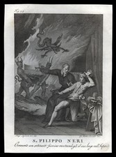 Santino incisione 1700 usato  Ragusa