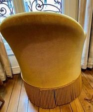 Fauteuil crapaud velours d'occasion  Paris XIII