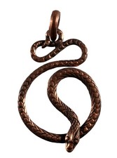 Pendentif serpent cuivre d'occasion  Ardres