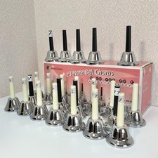 KC Music Bell (Handbell) 23 Conjunto de Som MB-23K / S Prata do Japão Usado comprar usado  Enviando para Brazil