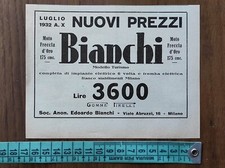 Antica pubblicità del usato  Italia