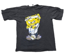 Camiseta Vintage Bob Esponja Gangster Rap Gold Series Y2K Las Vegas Ghetto 2xl comprar usado  Enviando para Brazil