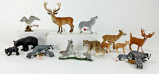 Lote de estatuetas Schleich floresta norte-americana lobo veado urso guaxinim texugo falcão comprar usado  Enviando para Brazil