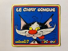 Sticker vintage chat d'occasion  France