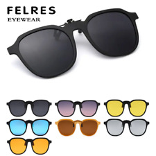 Usado, Óculos de sol polarizado masculino leve com clipe flip-up para óculos de sombra de direção  comprar usado  Enviando para Brazil