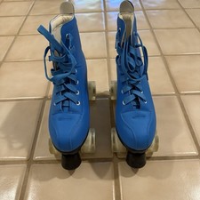 Usado, Xudrez Classic Roller Skate EU40 EUA masculino 7.5 feminino 9 azul rolo duplo couro comprar usado  Enviando para Brazil