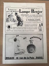 Advertising 1930 lamp d'occasion  Expédié en Belgium