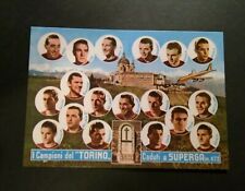 Cartolina calcio grande usato  Torino