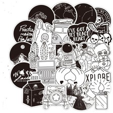 50pcs black white d'occasion  Expédié en Belgium