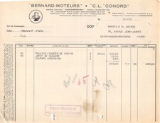 1938 bernard moteurs d'occasion  France