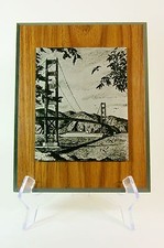 Vintage engraved metallic for sale  Anderson