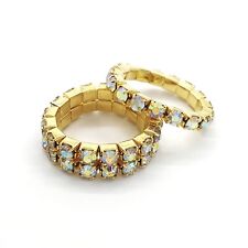 Silver gold crystal for sale  SUTTON