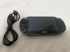 Usado, Console Sony PlayStation PS Vita PCH-1100 preto cristal testado funcionando somente JP comprar usado  Enviando para Brazil