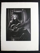 Gravure 1947 musicien d'occasion  Lunéville