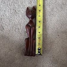 Vintage wooden cat for sale  San Leandro