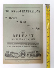 1958 tours excursions for sale  LITTLEHAMPTON