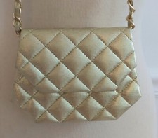 Gold quilted evening for sale  Reddick