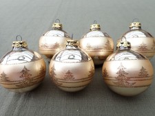 Glas weihnachtskugeln muster gebraucht kaufen  Geldern