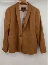 Blazer J.Crew Feminino Tan Parke Mescla de Lã Bolsos Manga Longa Um Botão Tamanho 16 comprar usado  Enviando para Brazil