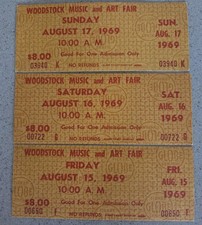 Woodstock 1969 original for sale  Sun City Center