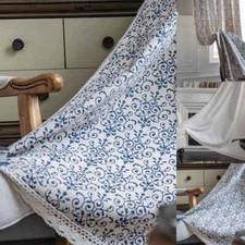 Lace floral curtain for sale  UK