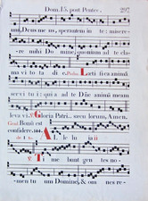 Ca.1700 antiphonary manuscript for sale  Escondido