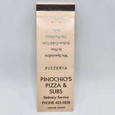 Usado, Vintage Matchbook Pinochio's Pizza & Subs Pizzaria comprar usado  Enviando para Brazil