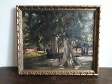 Huile toile parc d'occasion  Magny-en-Vexin
