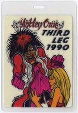 Motley Crue 1990 Dr. Feelgood Concert Tour Laminado Backstage Pass comprar usado  Enviando para Brazil