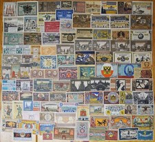 Sammlung 100 notgeldscheine gebraucht kaufen  Kahl a.Main
