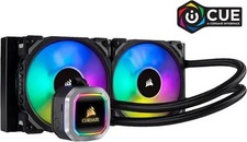 Cooler líquido CPU com ventilador bônus CORSAIR Hydro Series H100i RGB Platinum 240mm comprar usado  Enviando para Brazil