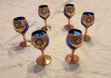 Murano wine glasses for sale  BOGNOR REGIS