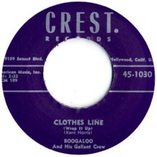 7" BOOGALOO Clothes Line / Cops  CREST1030 Crest UK, usado comprar usado  Enviando para Brazil