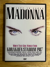 DVD Madonna - Who’s That Girl: Live In Japan 1987 comprar usado  Enviando para Brazil