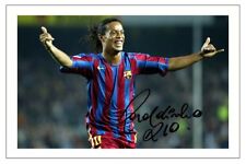 Ronaldinho barcelona autograph for sale  UK
