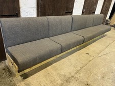 Grey framed banquette for sale  HENFIELD