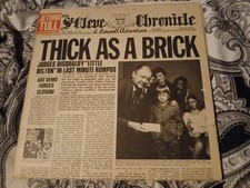 JETHRO TULL LP Thick As A Brick 1972 1ST PRESS BOOKLET COVER Original REPRISE EX comprar usado  Enviando para Brazil