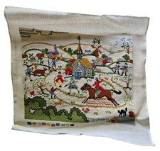Countryside scene needlepoint for sale  Cedar Rapids